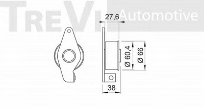 TREVI AUTOMOTIVE td1191 -  Натяжной ролик, ремень ГРМ